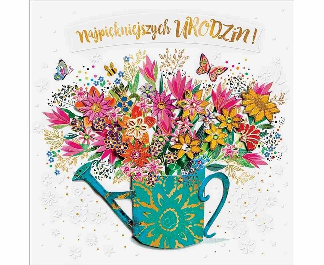 Birthday Card Flower Pot